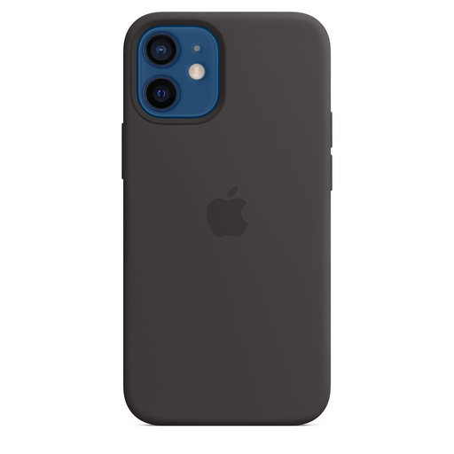 [MHKX3ZM/A] Apple iPhone 12 mini Silicone Case with MagSafe - Black