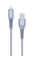 [JP-M005-GRY] Jump+ USB to Lightning Nylon Cable 1m - Grey