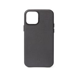 [D20IPO61BC2BK] Decoded Leather Backcover Case iPhone 12 / 12 Pro - Black