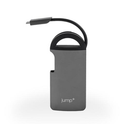 [JP-UCN3256] jump+ USB-C Multiport Adapter  - USB-C/HDMI/Ethernet/USB 3.0 x3/SD&amp;Micro