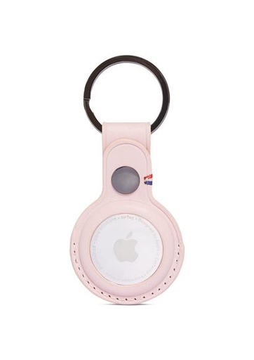 [D21ATKC1PK] Decoded Leather Keychain for Airtag - Pink