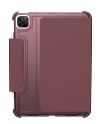 [12299N314748] UAG Lucent Folio Case iPad Pro 11-inch (2nd/3rd/4th Gen) iPad Air (4th/5th Gen) - Aubergine/Dusty Rose