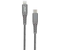 [JP-2016] jump+ USB-C to Lightning Nylon Cable 3m - Grey