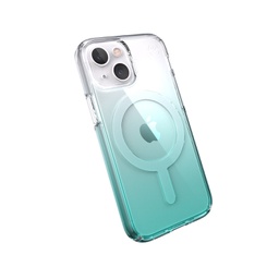 [141685-9594] Speck Presidio Perfect Clear Ombre Case with MagSafe for iPhone 13 Mini - Fantasy Teal