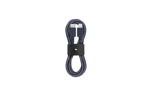 [BELT-CL-IND-2-NP] Native Union 1.2M Belt USB-C to Lightning Cable - Indigo