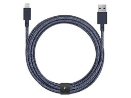 [BELT-CL-IND-3-NP] Native Union 3M Belt USB-C to Lightning Cable - Indigo