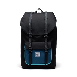 [10014-05583-OS] Herschel Little America Backpack - Black/Blue Ashes/Blue Curacao