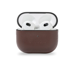 [D21AP3C1CHB] Decoded Leather Aircase for Airpods 3rd generation - Chocolate Brown