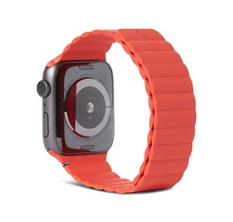 [D22AWS44TSL3SBRK] Decoded Silicone Magnetic Traction Strap for Apple Watch 42mm - 45mm - Brick