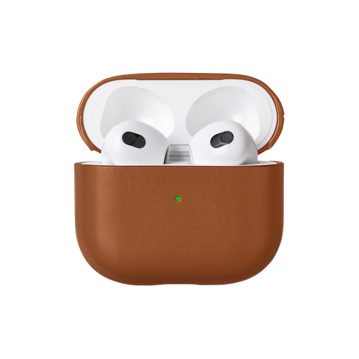 [APCSE-LTHR-BRN-V2] Native Union Leather Case for AirPods 3rd generation - Brown