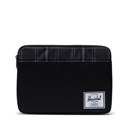 [11118-05679-OS] Herschel Anchor Sleeve for 13 Inch MacBook - Black / Grayscale Plaid