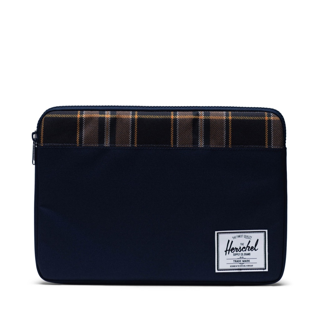 Herschel Anchor Sleeve for 14 Inch MacBook Peacoat / Peacoat Plaid JumpPlus