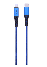 [JP-2042] jump+ USB-C to Lightning Nylon Cable 1m - Blue