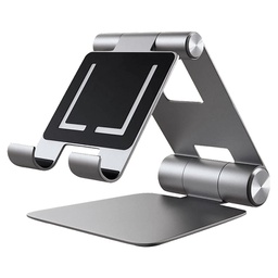 [ST-R1M] Satechi R1 Aluminum Hinge Holder Folder Stand for Mac &amp; iPad - Space Grey