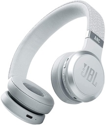 [JBLLIVE460NCWHTAM] JBL Live 460NC Wireless On-Ear Noise Cancelling Headphones - White