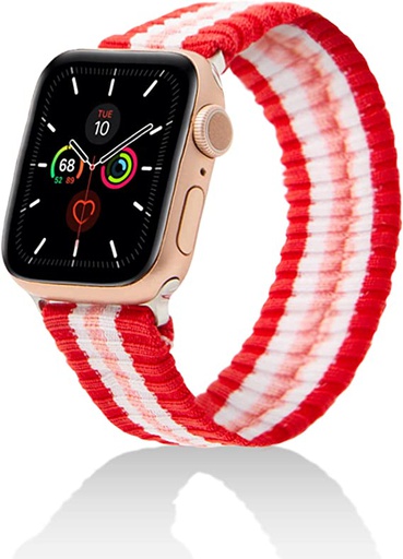 [590-001-002] Sonix Apple Watch Band 38mm/40mm/41mm/42mm - Varsity Red Knit