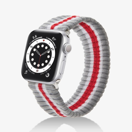 [590-001-010] Sonix Apple Watch Band 38mm/40mm/41mm/42mm - Varsity Grey Knit