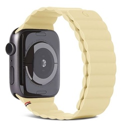 [D23AWS45TSL3SSN] Decoded Silicone Magnetic Traction Strap for Apple Watch 42/44mm - Sweet Corn