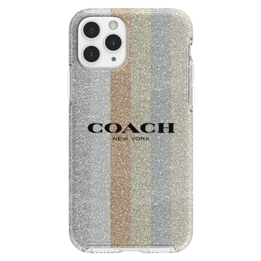 [CIPH-001-GLAMN] COACH Protective Case for iPhone 11 Pro - Glitter Americana Neutral Glitter