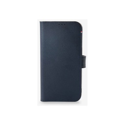 [D23IPO14PDW5NY] Decoded Leather Detachable Wallet with MagSafe for iPhone 14 Pro - Navy