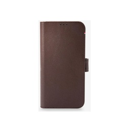 [D23IPO14PMDW5CHB] Decoded Leather Detachable Wallet with MagSafe for iPhone 14 Pro Max - Chocolate Brown