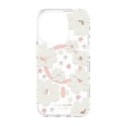 [KSIPH-235-CFLCC] kate spade Protective Hardshell for MagSafe Case for iPhone 14 Pro - Classic Peony