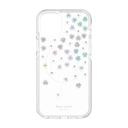 [KSIPH-240-SFIRC] kate spade new york Defensive Hardshell for MagSafe Case for iPhone 14 Plus - Scattered Flowers