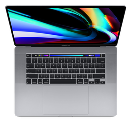 [U-Z0XZ-MVVJ2LL/A-27F6EC-A] Used - Apple 16-inch MacBook Pro (2019) with Touch Bar: 2.6GHz 6-core 9th-generation Intel Core i7, 32GB, Radeon Pro 5300M with 4GB of GDDR6 memory, 512GB SSD, Class A (Excellent Condition) - Space Grey
