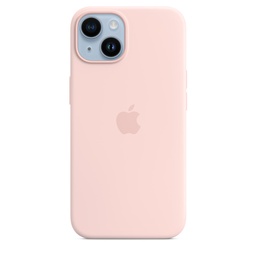 [MPRX3ZM/A] Apple iPhone 14 Silicone Case with MagSafe - Chalk Pink