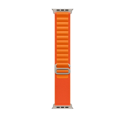 [MQE03AM/A] Apple 49mm Orange Alpine Loop - Medium