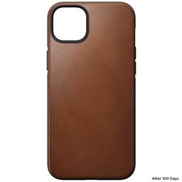 [NM01278085] Nomad Leather Case with MagSafe for iPhone 14 Plus - English Tan