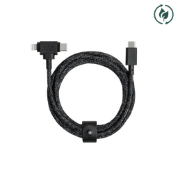 [BELT-CCL-COS-NP] Native Union Universal Cable 1.8M - USB-C Combo to Lightning and USB-C - Cosmos
