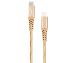 [JP-2062] jump+ USB-C to Lightning Cable 3M Nylon - Gold
