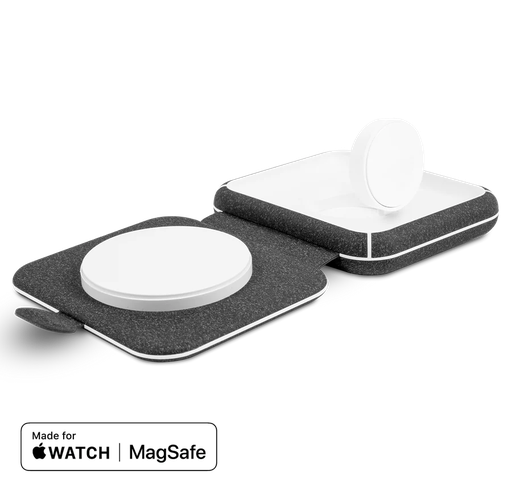 [LGX-13559] Logiix Travel Charging Pad with MagSafe - Graphite Grey