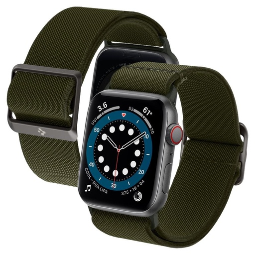 [SGPAMP02292] Spigen Lite Fit Strap for Apple Watch 38mm/40mm/41mm/42mm - Khaki Green