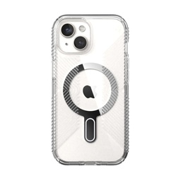 [150443-3199] Speck Presidio2 Grip Case for iPhone (with Click Lock/MagSafe) 15/14/13 - Clear