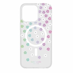 [KS052634] kate spade new york Protective Hardshell with MagSafe for iPhone 15 Pro Max - Scattered Flowers