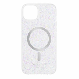 [KS052586] kate spade new york Protective Hardshell with MagSafe for iPhone 15 Plus - Chunky Glitter Iridescent