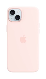 [MT143ZM/A] Apple iPhone 15 Plus Silicone Case with MagSafe - Light Pink