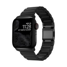 [NM1A41BXT0] Nomad Titanium Watch Strap for Apple Watch 44/45/49mm  - Black Hardware
