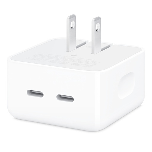 [MW2H3AM/A] Apple 35W Dual USB-C Port Compact Power Adapter