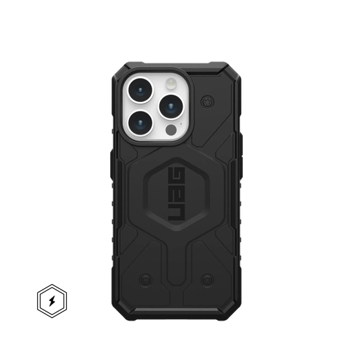 [114301114040] UAG Pathfinder Case with MagSafe for iPhone 15 Pro Max - Solid Black