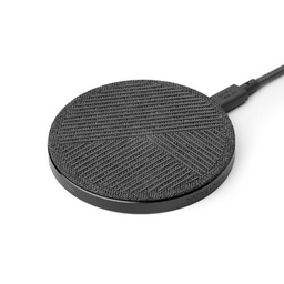 [DROP-GRY-FB] Native Union Drop Wireless 10W Qi Charger - Black / Grey
