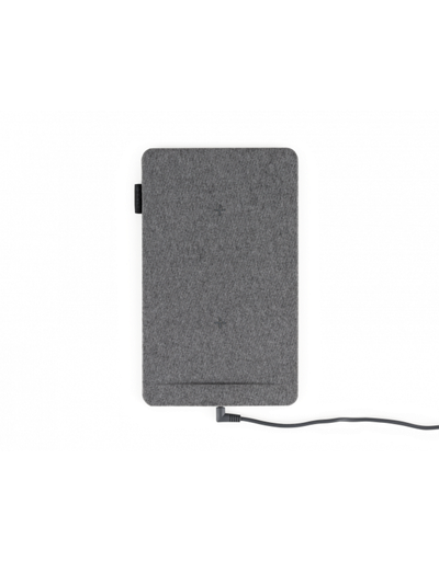 [QIMATFB2-T] Tylt Mat Wireless Qi Charger for Two devices - Grey Fabric