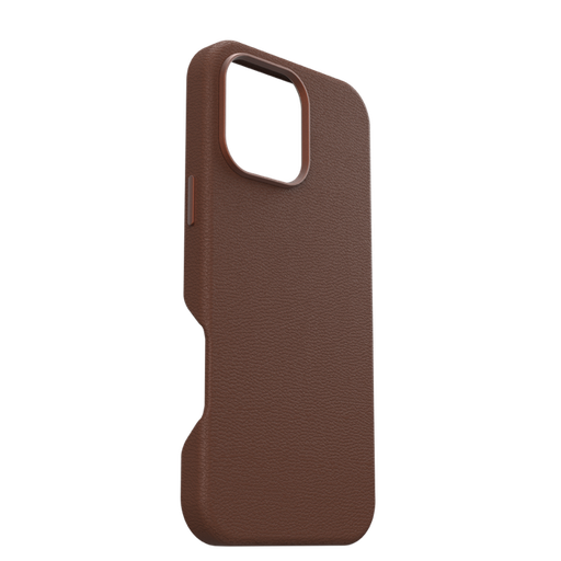[77-96335] Otterbox Symmetry+ Cactus Leather Case for 16 Pro Max - Brown (Rich Adobe)
