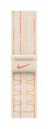 [MYJC3AM/A] Apple 40mm/41mm/42mm Starlight/Pink Nike Sport Loop