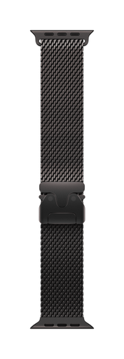 [MXKG3AM/A] 49mm Black Titanium Milanese Loop - Medium