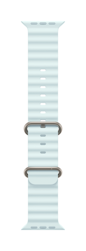 [MXTF3AM/A] 49mm Ice Blue Ocean Band - Natural Titanium Finish