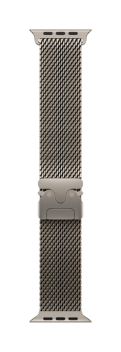 [MXKD3AM/A] 49mm Natural Titanium Milanese Loop - Medium