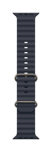 [MXTH3AM/A] 44mm/45mm/46mm/49mm Navy Ocean Band - Natural Titanium Finish